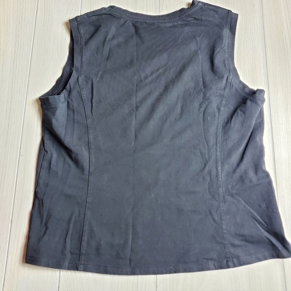 Authentic BMW M3 Racing Stripe Sleeveless Lycra Stretch V Neck Top size XL - Picture 7 of 9